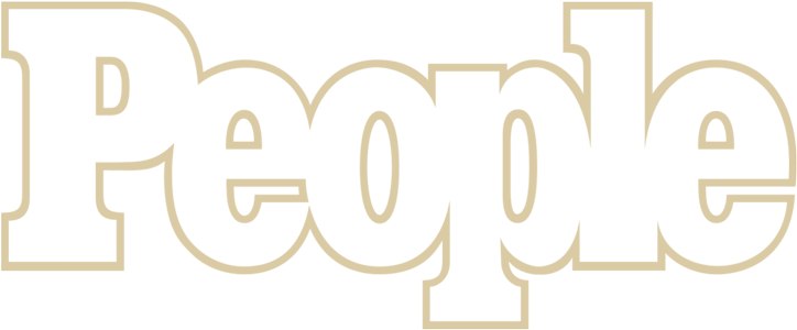 Peoplemagazine Beige - Black And White People Magazine Logo (750x314), Png Download