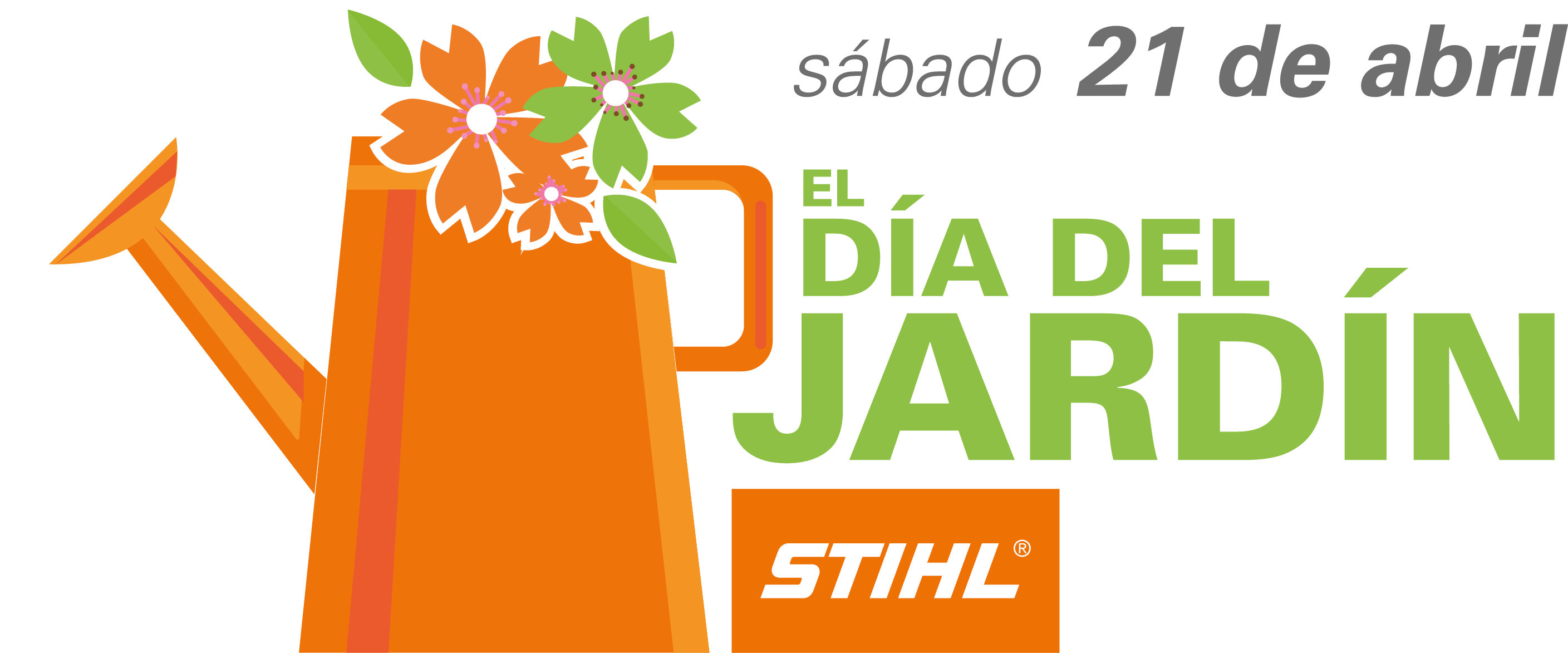 Logo Día Del Jardín Stihl Castellano - Stihl (3508x2480), Png Download