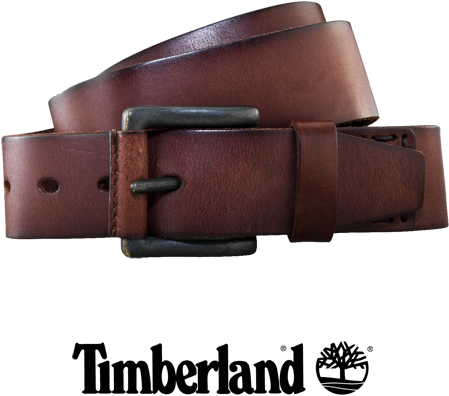 ~timberland Vintage Leather Logo Brown Belt - Timberland 6 Premium Work Boots Angora (600x600), Png Download