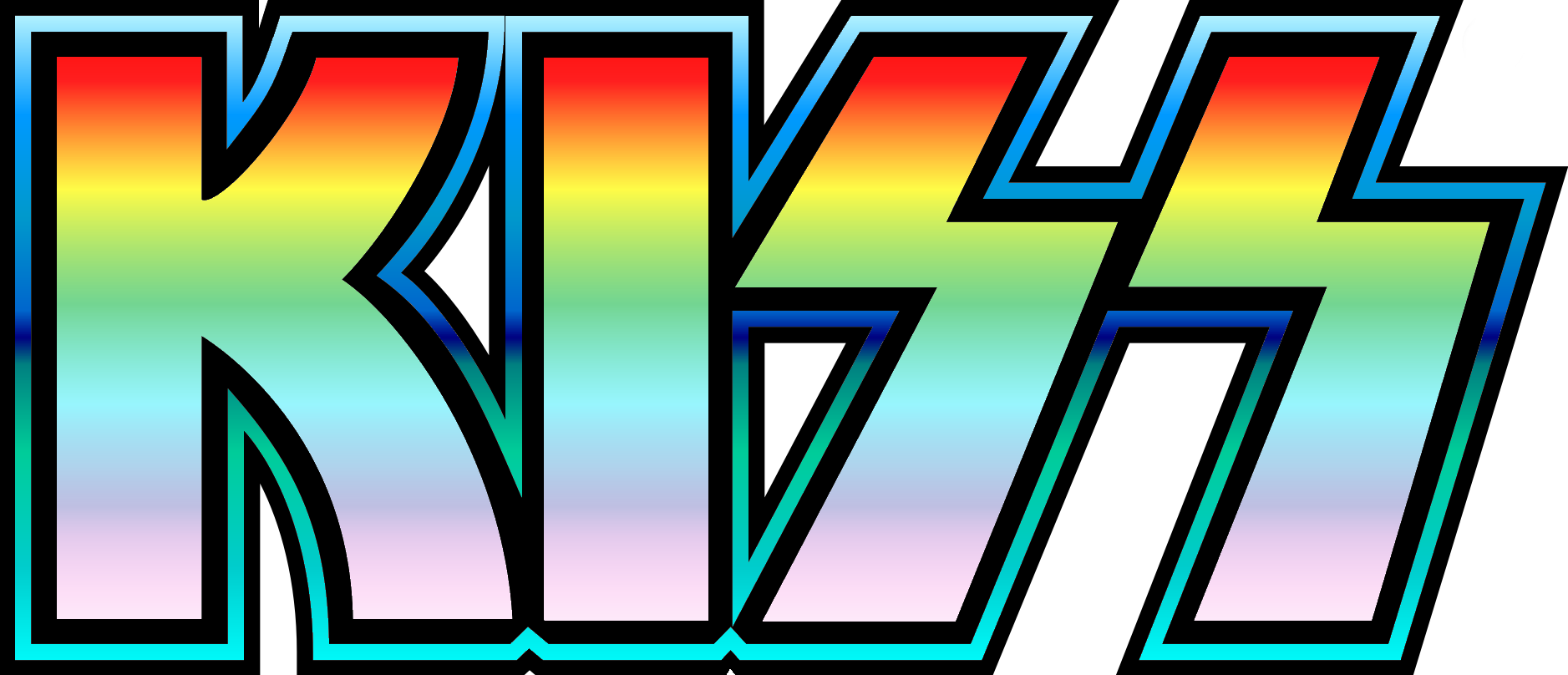 Another Home Made Kiss Logo - Kiss Logo (1877x808), Png Download