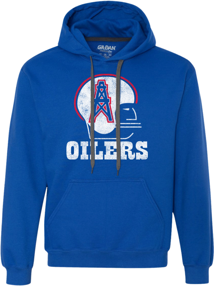 Houston Oiler Retro Logo G925 Gildan Heavyweight Pullover - Don T Mess With A Jersey Girl (1155x1155), Png Download