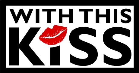 With This Kiss - Car Stickers Lips Smiling Sticker (483x254), Png Download