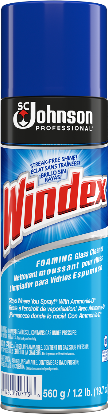 Scjp Windex Products - Windex 657996 Window Foaming Glass Cleaner (1500x1500), Png Download