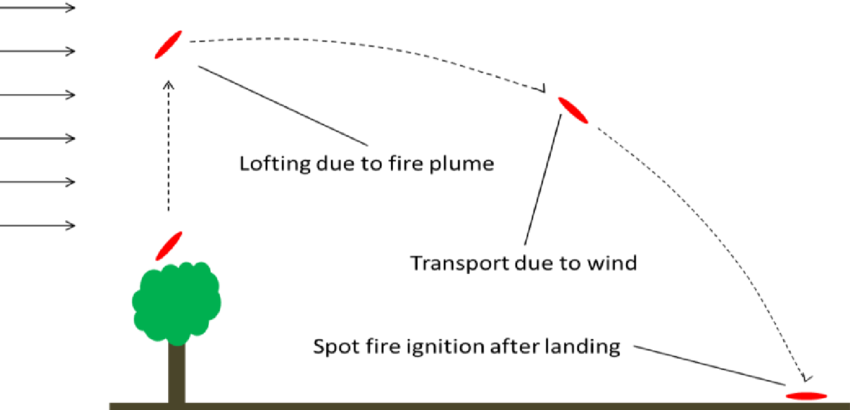 Schematic Diagram Of Lofting, Transport, And Spotting - Diagram (850x410), Png Download