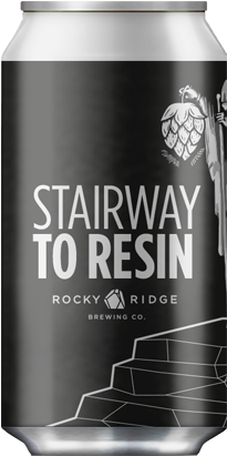 Beer Rocky Ridge & Old Bridge Cellars Stairway To Resin - Rocky Ridge Brewing Co Stairway To Resin (300x475), Png Download