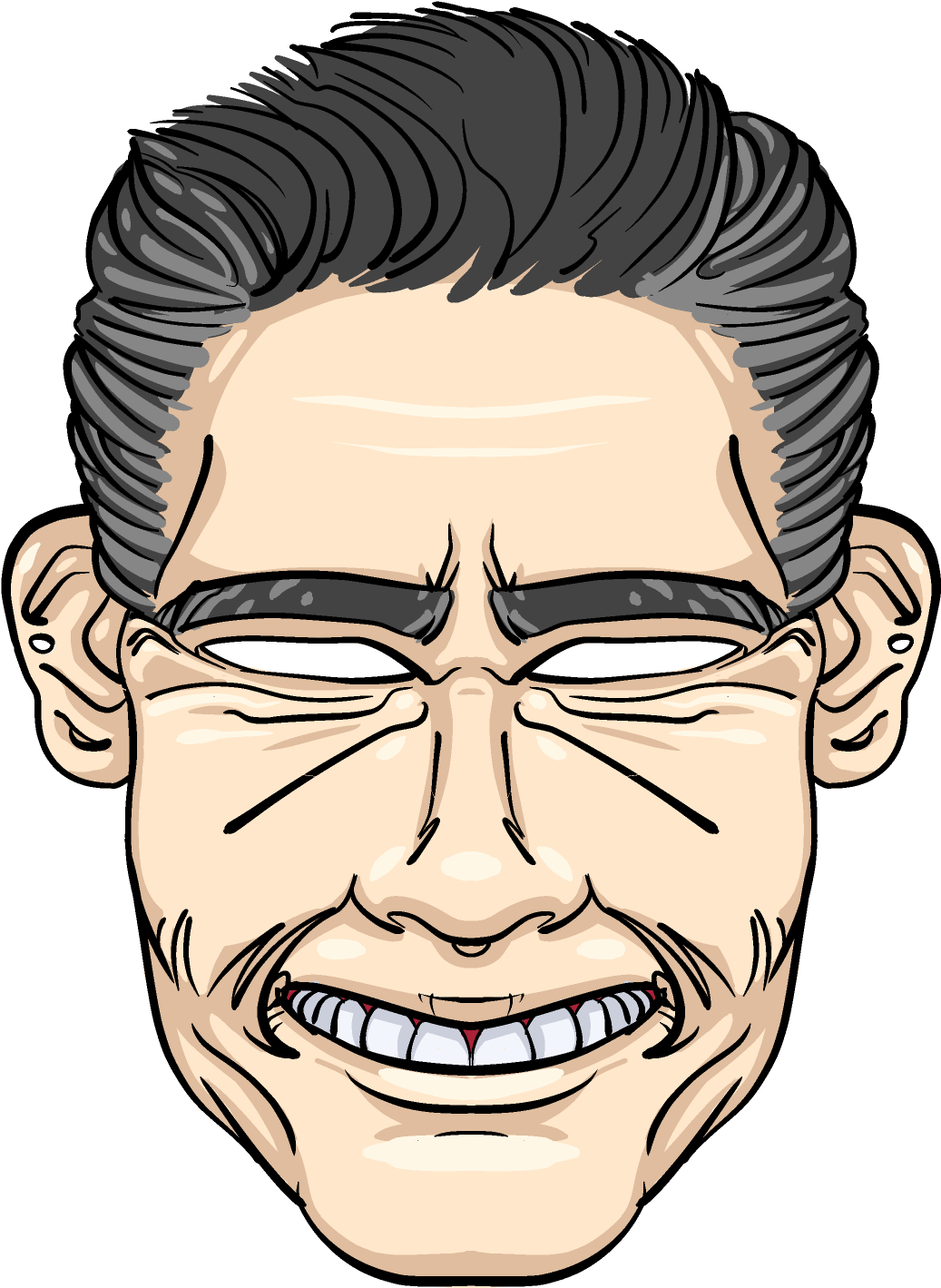 Thrillist Halloween Masks - Illustration (1275x1650), Png Download