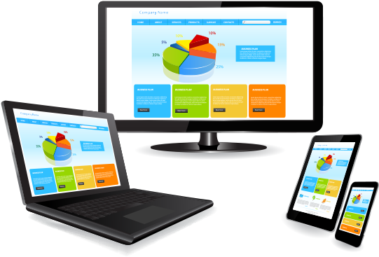 Computador-transpare - - Responsive Web Design (1140x430), Png Download