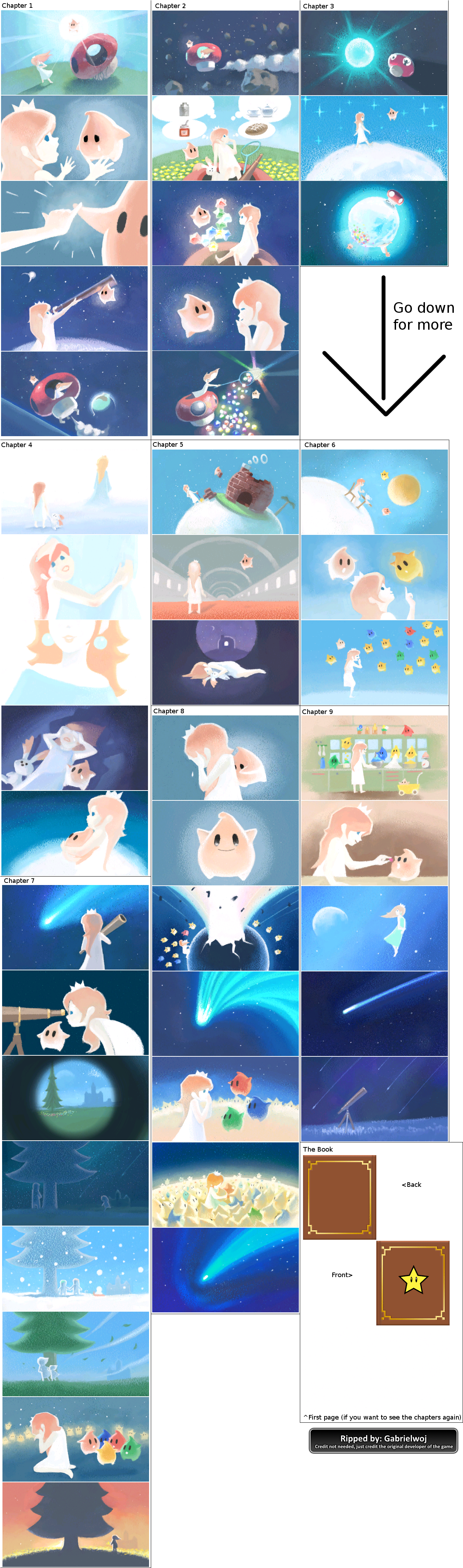 Click For Full Sized Image Rosalina's Story - Mario Galaxy Rosalina Book (1314x4456), Png Download