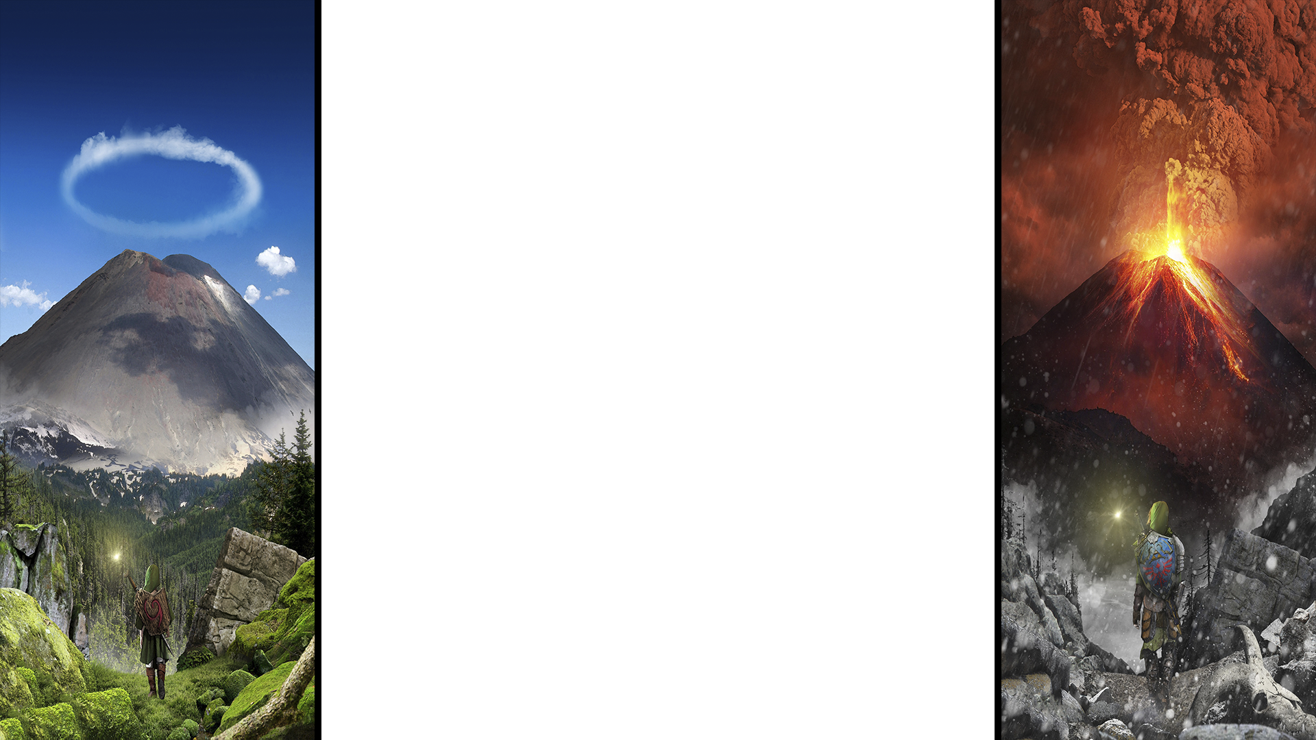 The Legend Of Zelda - Mount Scenery (1920x1080), Png Download