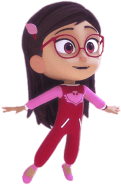 Pj Masks Amaya Transforming - Pj Mask En Pijama (400x400), Png Download