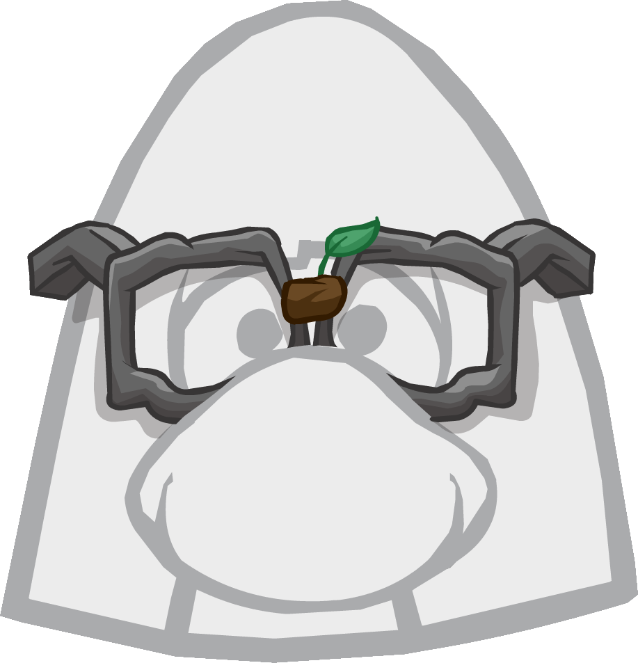Cavegeek Glasses Icon - Club Penguin The Flip (917x953), Png Download