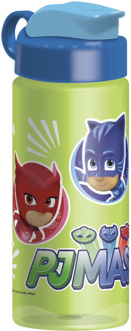 Pj Masks Catboy, Owlette & Gekko Water Bottles 16 - Pj Mask Pj Masks Hero Villain Badges Junior Duvet Bedding (452x1135), Png Download