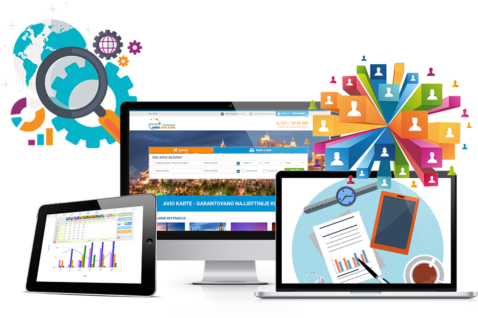 Find In A Couple Of Clicks The Cheapest Airline Tickets - Marketing (961x674), Png Download