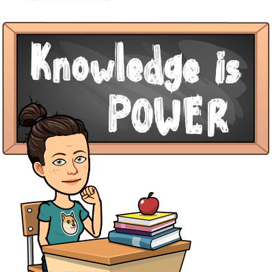 Welcome To 5th Grade Math And Science Please Use This - School Bitmoji (398x398), Png Download