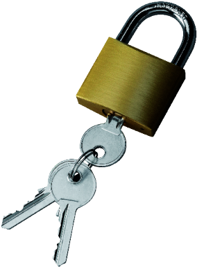 Cadenas Laiton À Clé 40 Mm - Cadenas Laiton 40mm - Bizline (459x459), Png Download