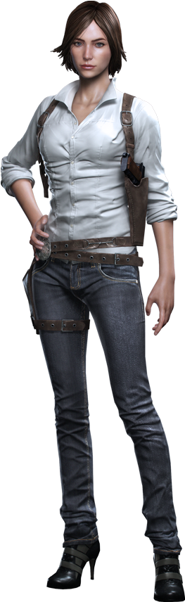 Is Kidman The Best Looking Video Game Milf - Evil Within Female Character (296x859), Png Download
