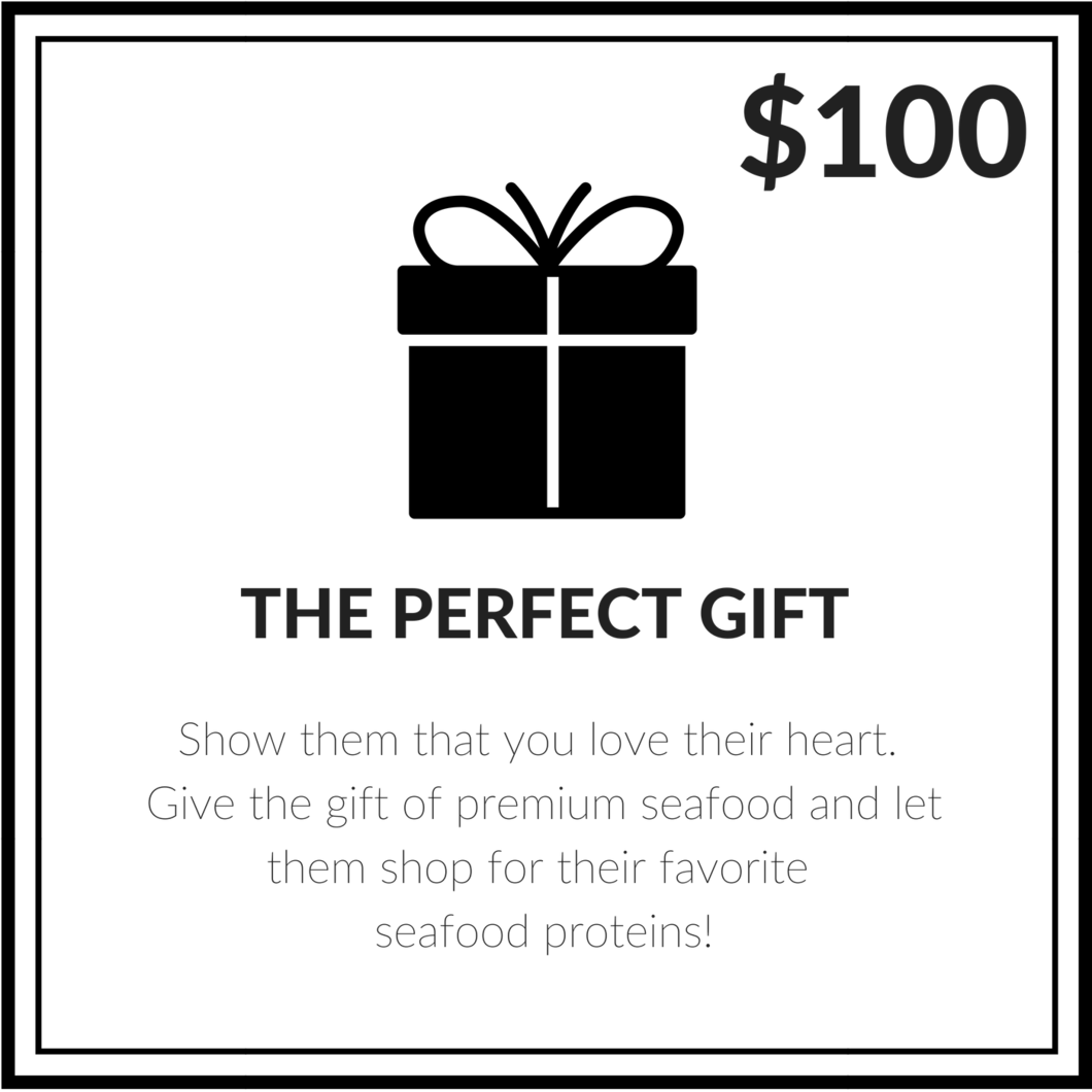 $100 Fish Fixe Gift Card - Gift (1060x1060), Png Download