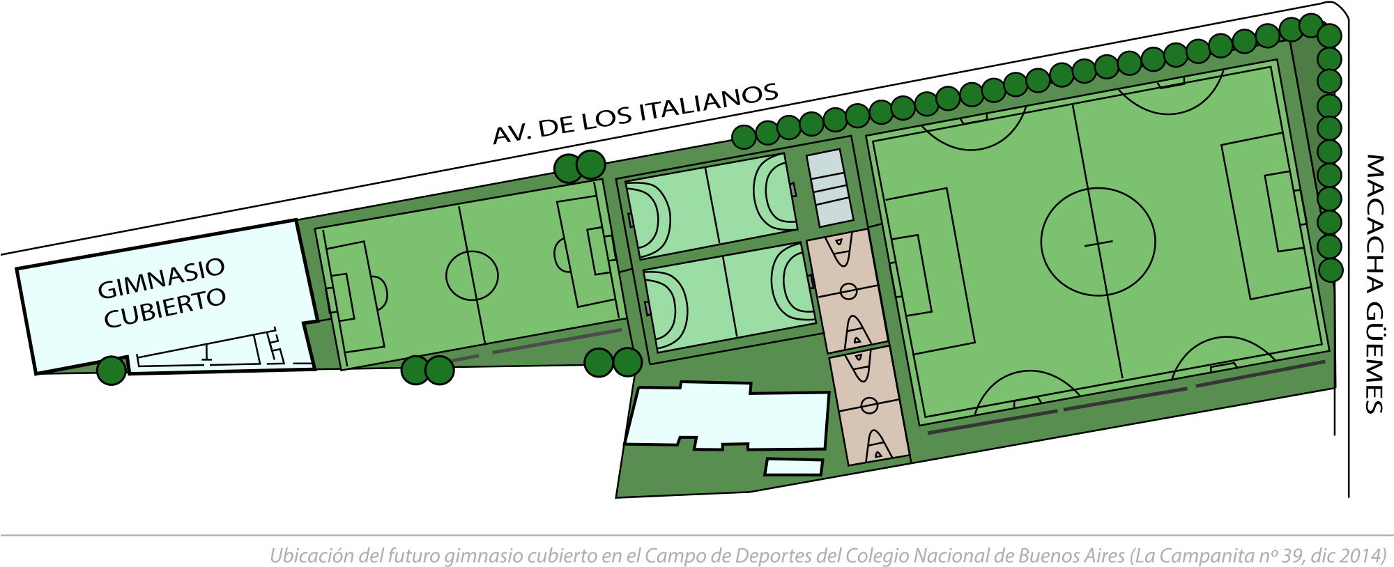 Open - Colegio Nacional Buenos Aires Campo De Deportes (2000x861), Png Download