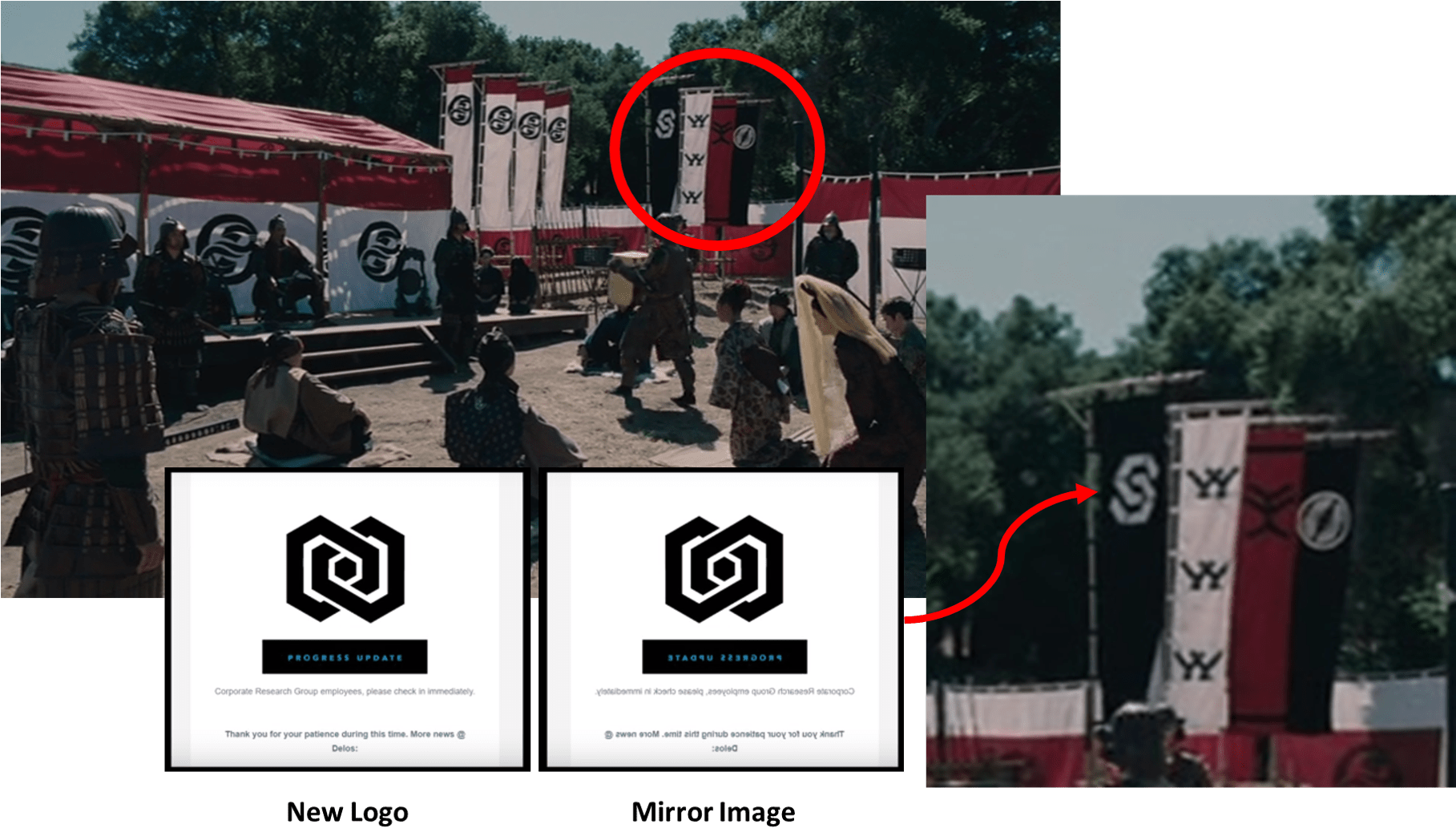 That Logo Doesn't Appear Anywhere In The Park In Westworld - Corporate Research Group Westworld (1816x1057), Png Download