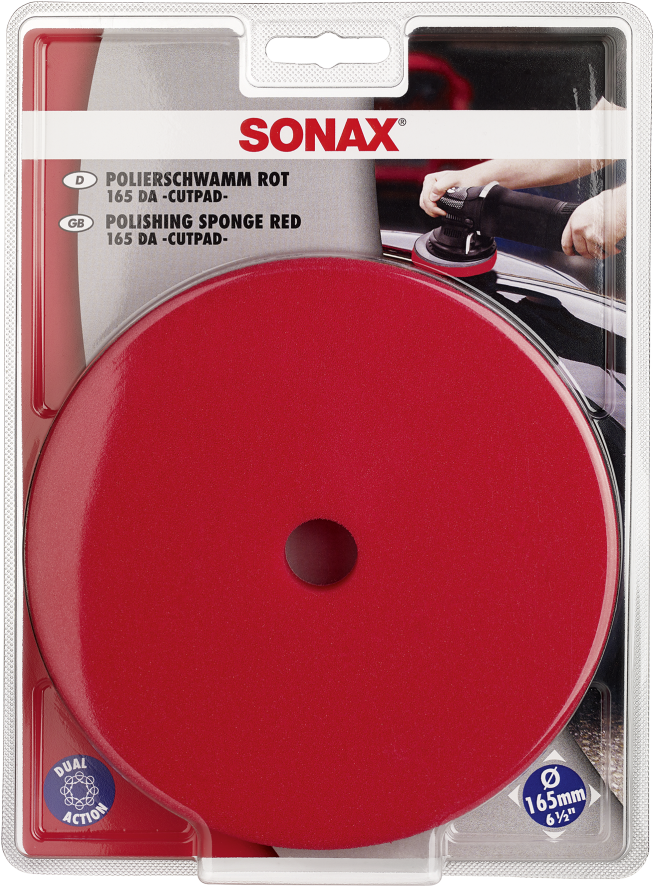 04934410 Sonax Polierschwamm Rot - Sonax (1180x885), Png Download