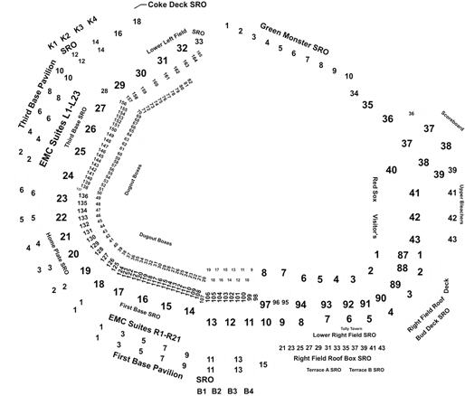 Los Angeles Angels Of Anaheim Tickets - Fenway Park (525x450), Png Download