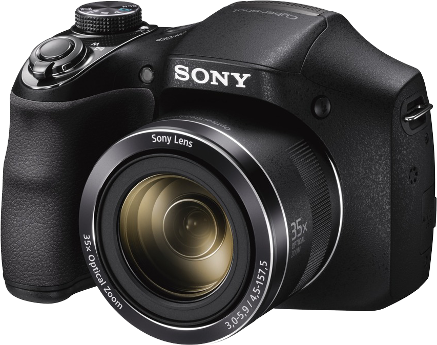 Camara Sony Dsc H300 (853x674), Png Download