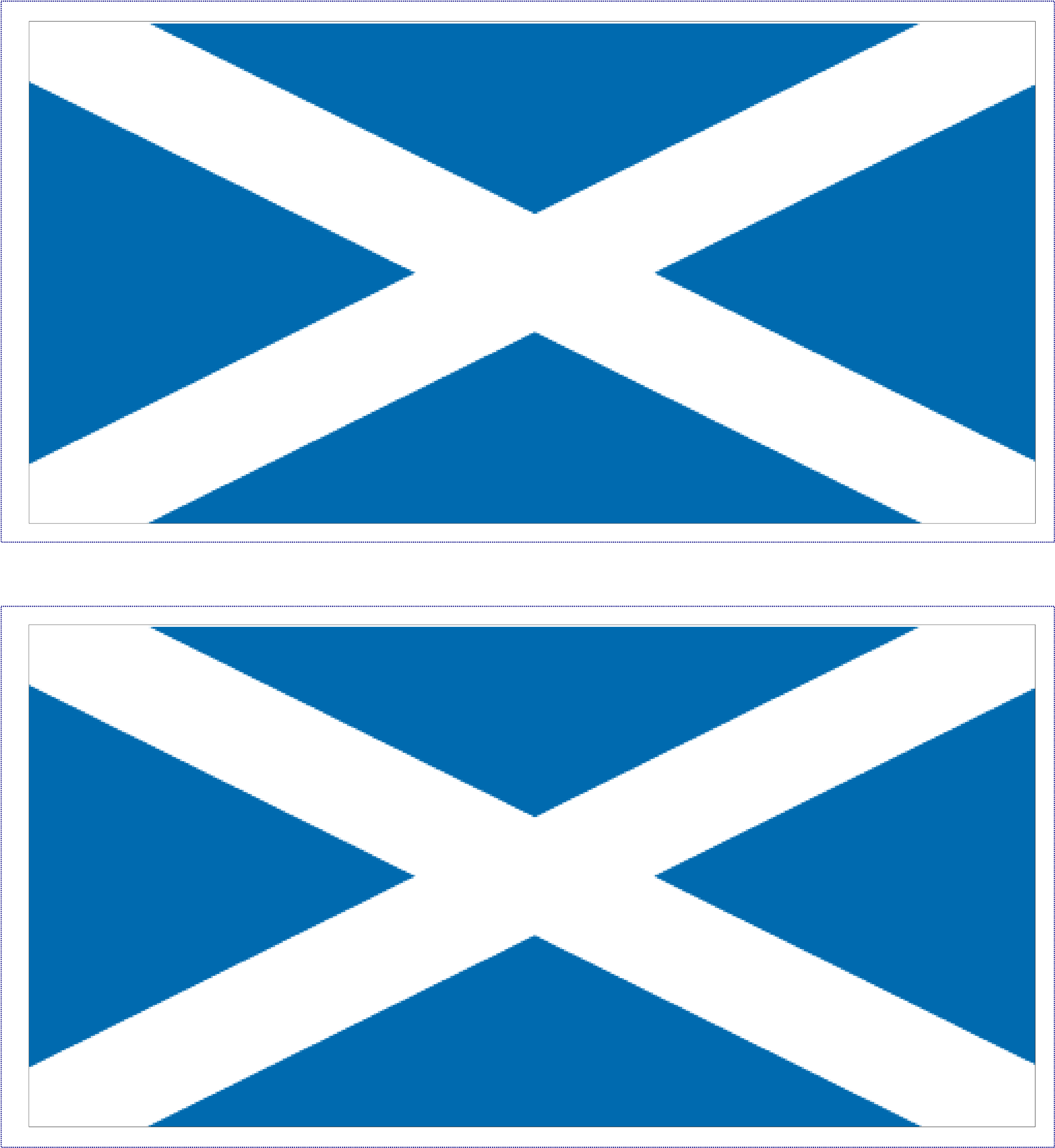 Scotland Flag - Flag Of Scotland (2480x3508), Png Download