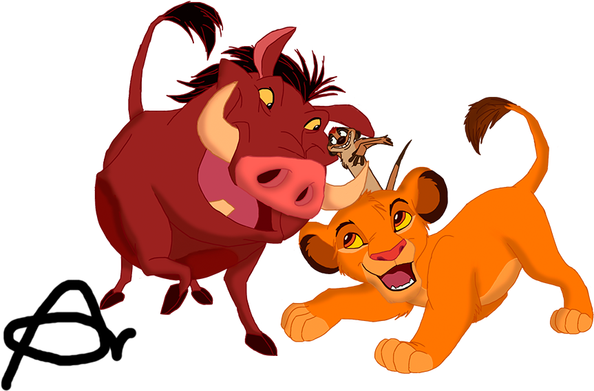 Hakuna Matata - Cartoon (921x580), Png Download