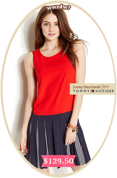 Tennis Dress By Zooey Deschanel For Tommy Hilfiger - Dress (407x615), Png Download