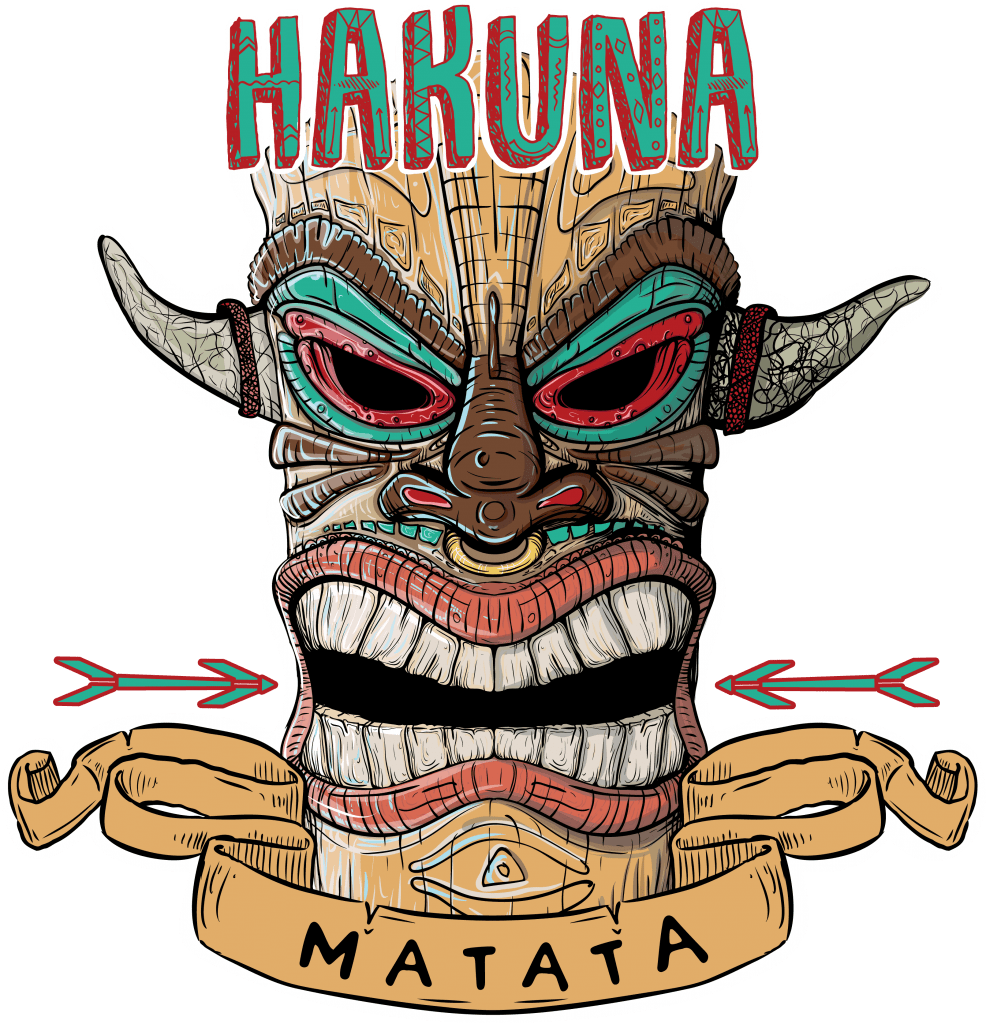 Hakuna Matata Buy T Shirt Design - Hakuna Matata Design (986x1024), Png Download