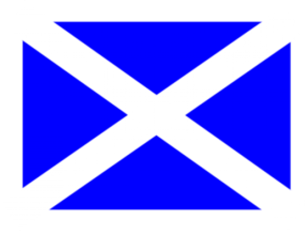 Scottish Flag Clip Art At Clker - Scotland Flag Clip Art (600x439), Png Download