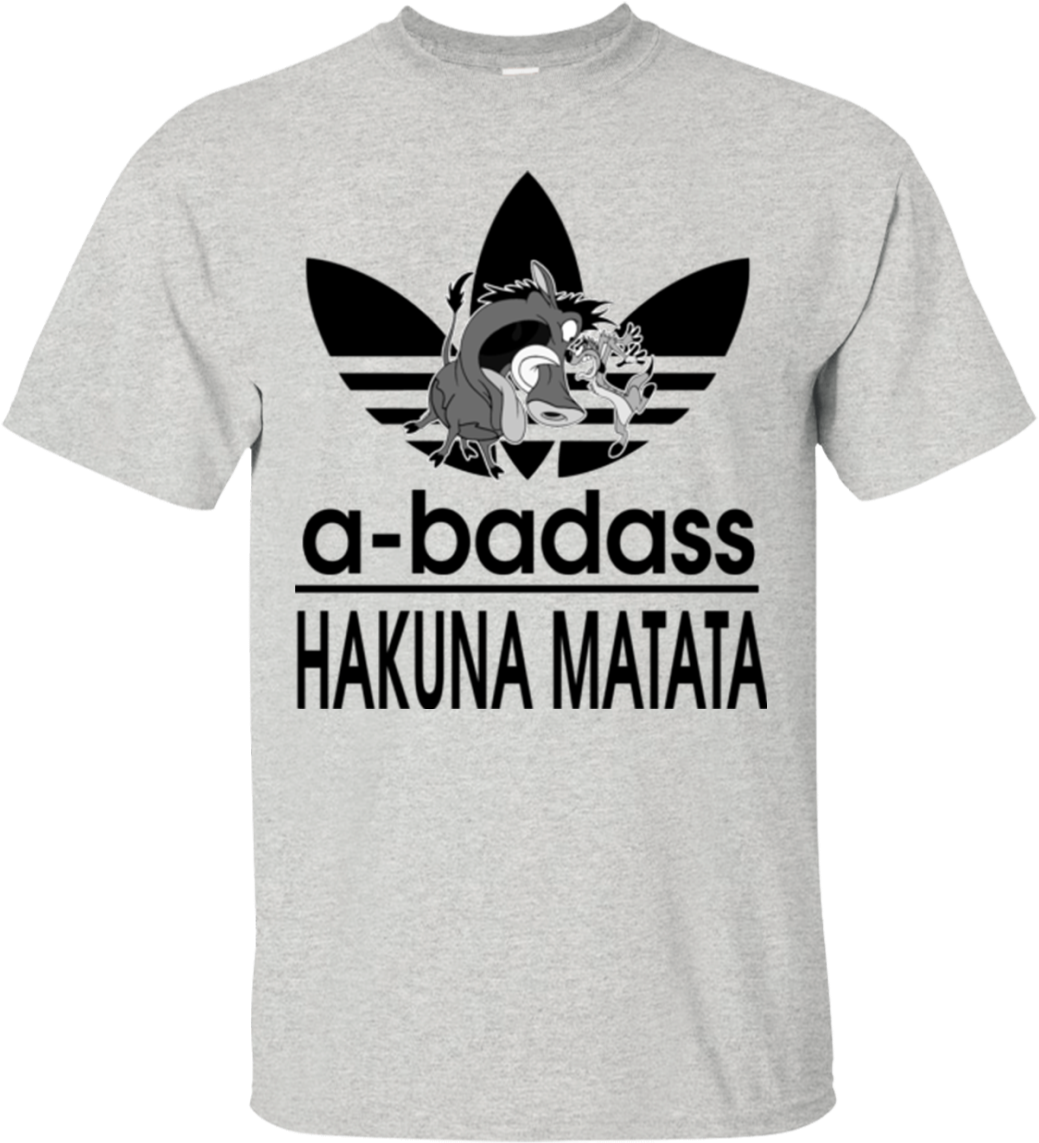 Hakuna Matata T Shirt A-badass Hakuna Matata T Shirt - Hakuna Matata Logo Shirt (1155x1155), Png Download