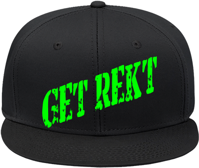Snap Back Flat Bill Hat - Baseball Cap (450x450), Png Download