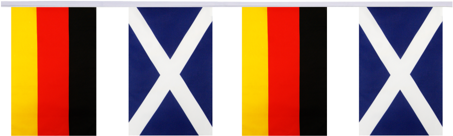 Germany Scotland Friendship Bunting Flags 5 9 X 8 65 - Schottland Deutschland (1000x500), Png Download