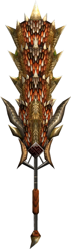 Frontiergen-great Sword 007 Render 001 - Cryptid (500x1028), Png Download