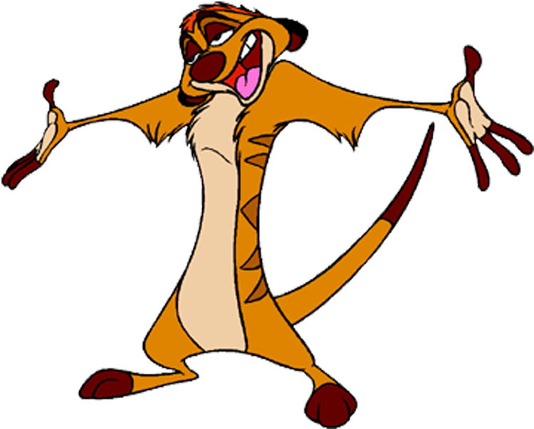 Hakuna Matata - Lion King Timon Clipart (750x603), Png Download