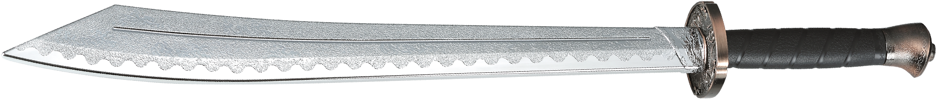 Great Sword , Also Known As Horse Broken Sword, The - Saw Chain (1920x426), Png Download