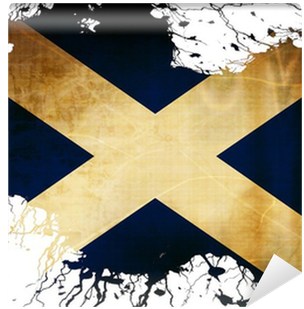 First Wall Art - Flag Of Scotland In White And Blue (400x400), Png Download