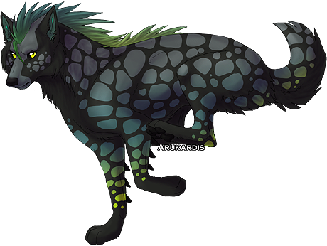 Pantha Wolf- Link C - Wolf (460x346), Png Download