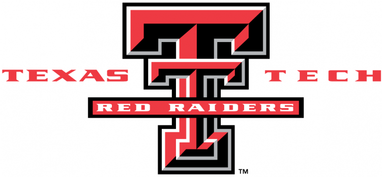 Texas Tech Red Raiders Iron Ons - Texas Tech Red Raiders Wordmark (750x930), Png Download