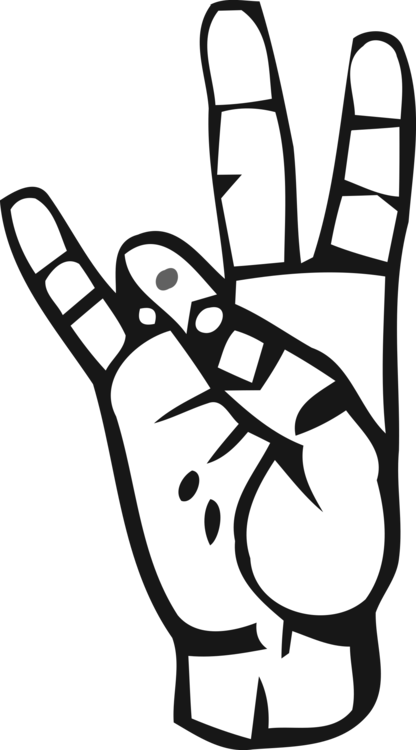 Sigma Gamma Rho American Sign Language Poodle University - Sign Language Good Clipart (416x750), Png Download