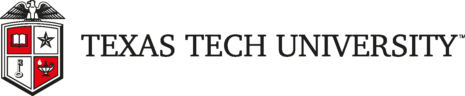 Ttu Texas Tech University Arm&emblem - Texas Tech University (1573x327), Png Download