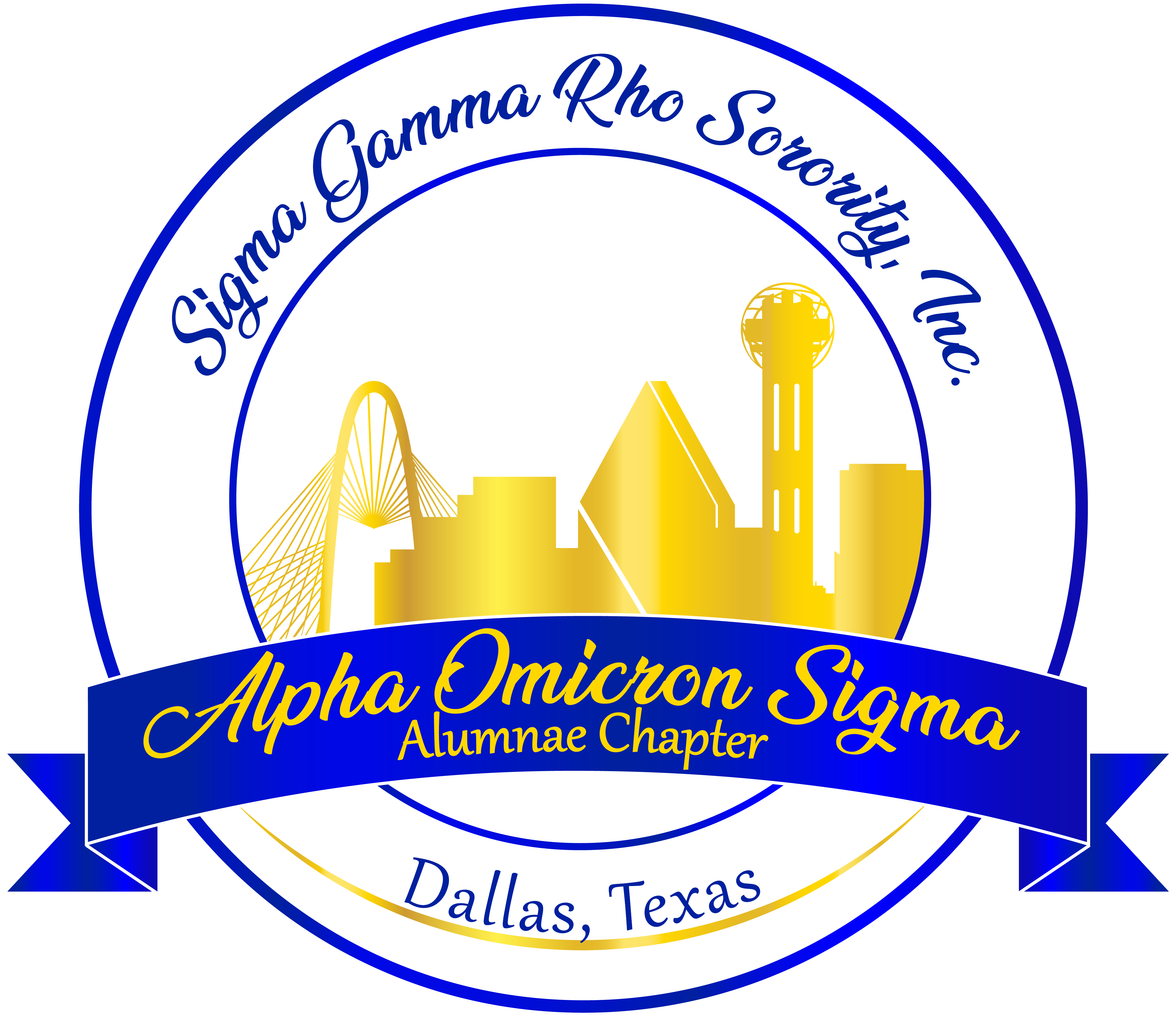 Alpha Omicron Sigma Chapter Of Sigma Gamma Rho Sorority - Omicron (4500x4500), Png Download