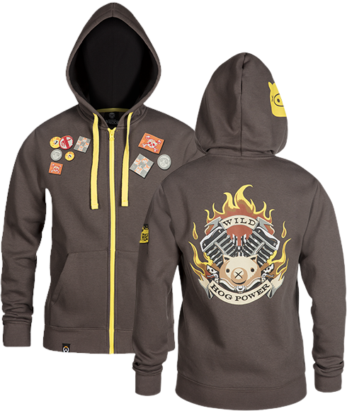 Overwatch Junkrat Jacket (490x580), Png Download