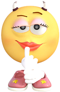 Emoji, Emoticon, Emotion, Cartoon - Emoji Sweet Girl Lips Funny Humor Tshirtbn (510x340), Png Download