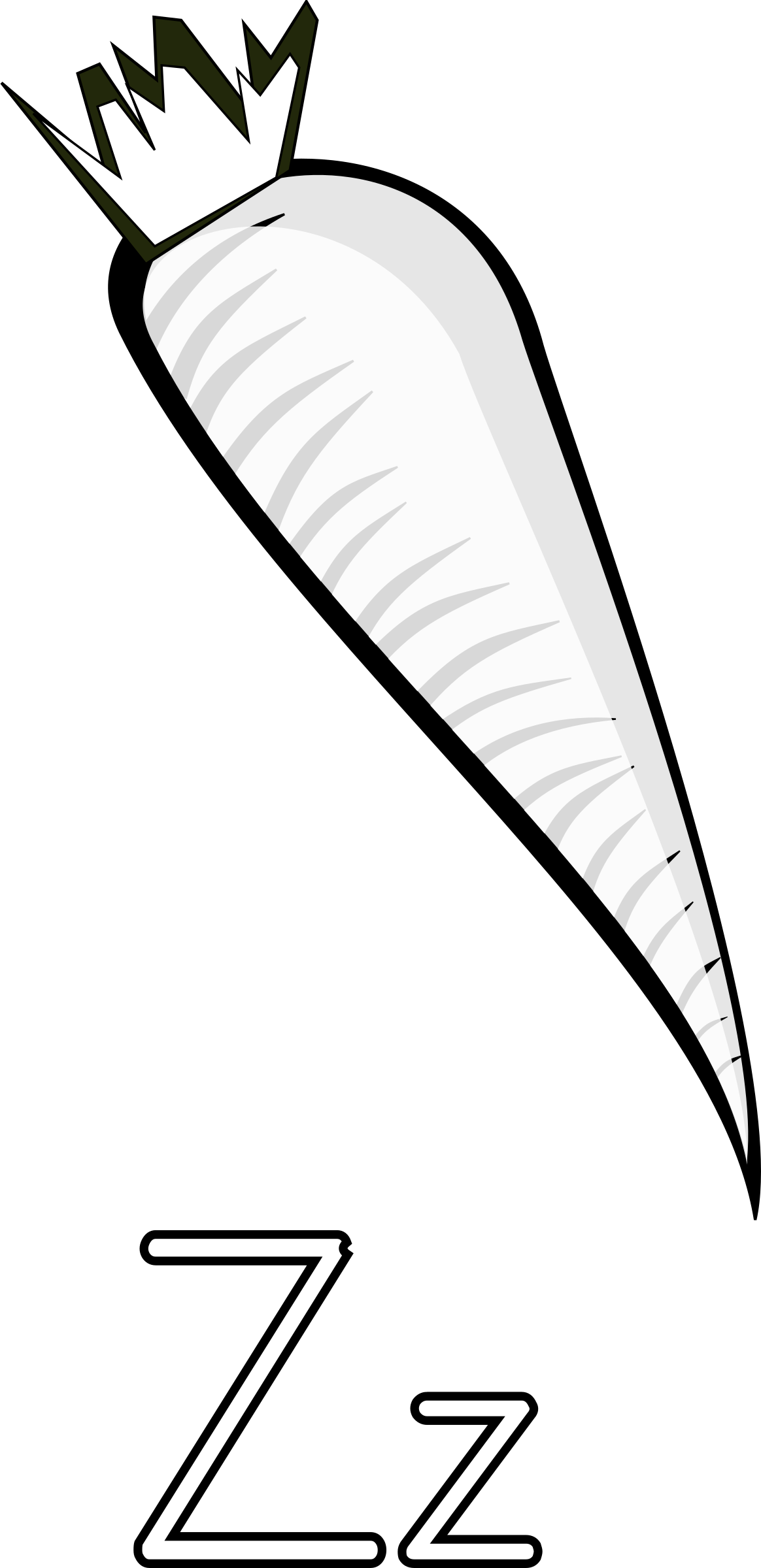 This Free Icons Png Design Of Letra Z De Zanahoria (1164x2400), Png Download