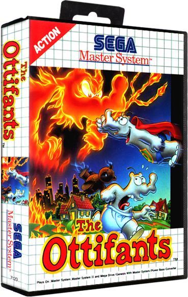 Ottifants (sega Master System)- (369x580), Png Download