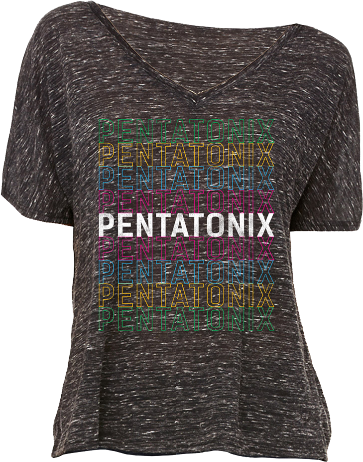 Color Logos Junior V-neck - Pentatonix (1000x1000), Png Download