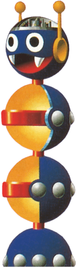 #bead Worm Boss Art From The Official Artwork Set For - Sonic The Hedgehog (340x600), Png Download