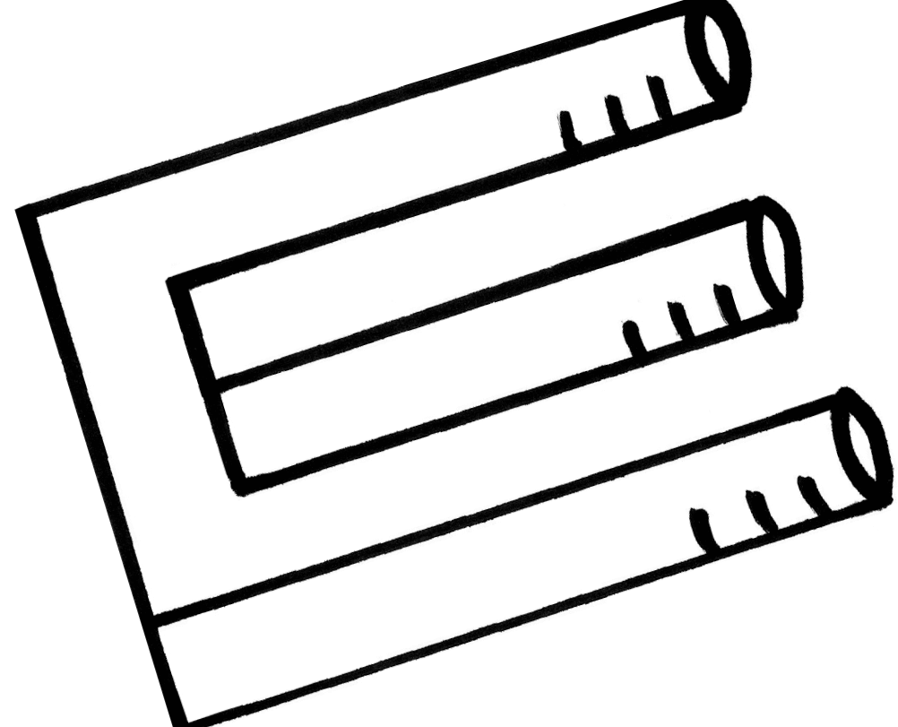 Optical Illusions “devil's Fork” In 6 Easy Steps - Illusion (1002x811), Png Download